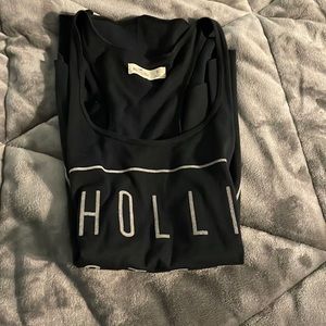black tank top